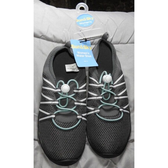 Lot of 9 Sun&Sky Mesh Water Shoes for Women, Men, & Kids - Various Sizes Include - Picture 10 of 16